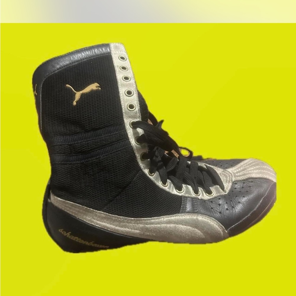 Puma Black Boxing Shoes